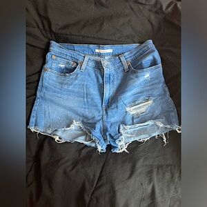 Levi's Distressed High Rise Shorts | Sz 31